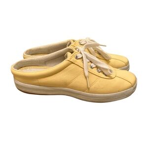 Butter Yellow Backless Sneakers by St. John’s Bay.  Size 7